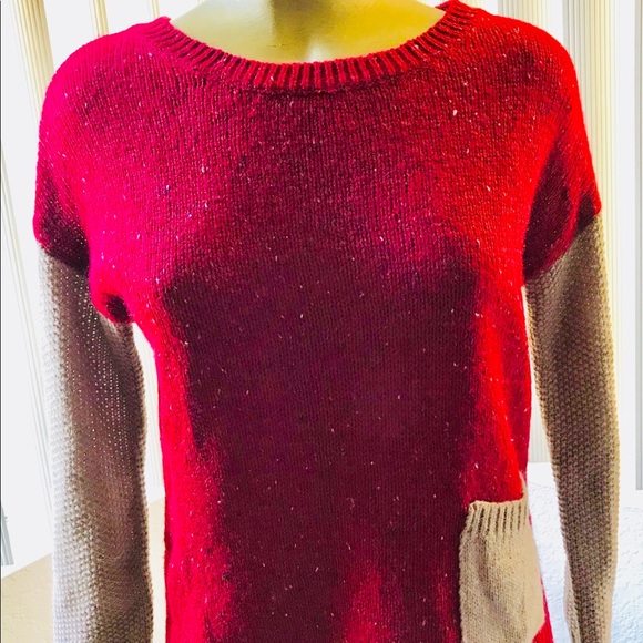 Cute DOLLED UP by FANG Colorblock SWEATER S - Picture 4 of 10